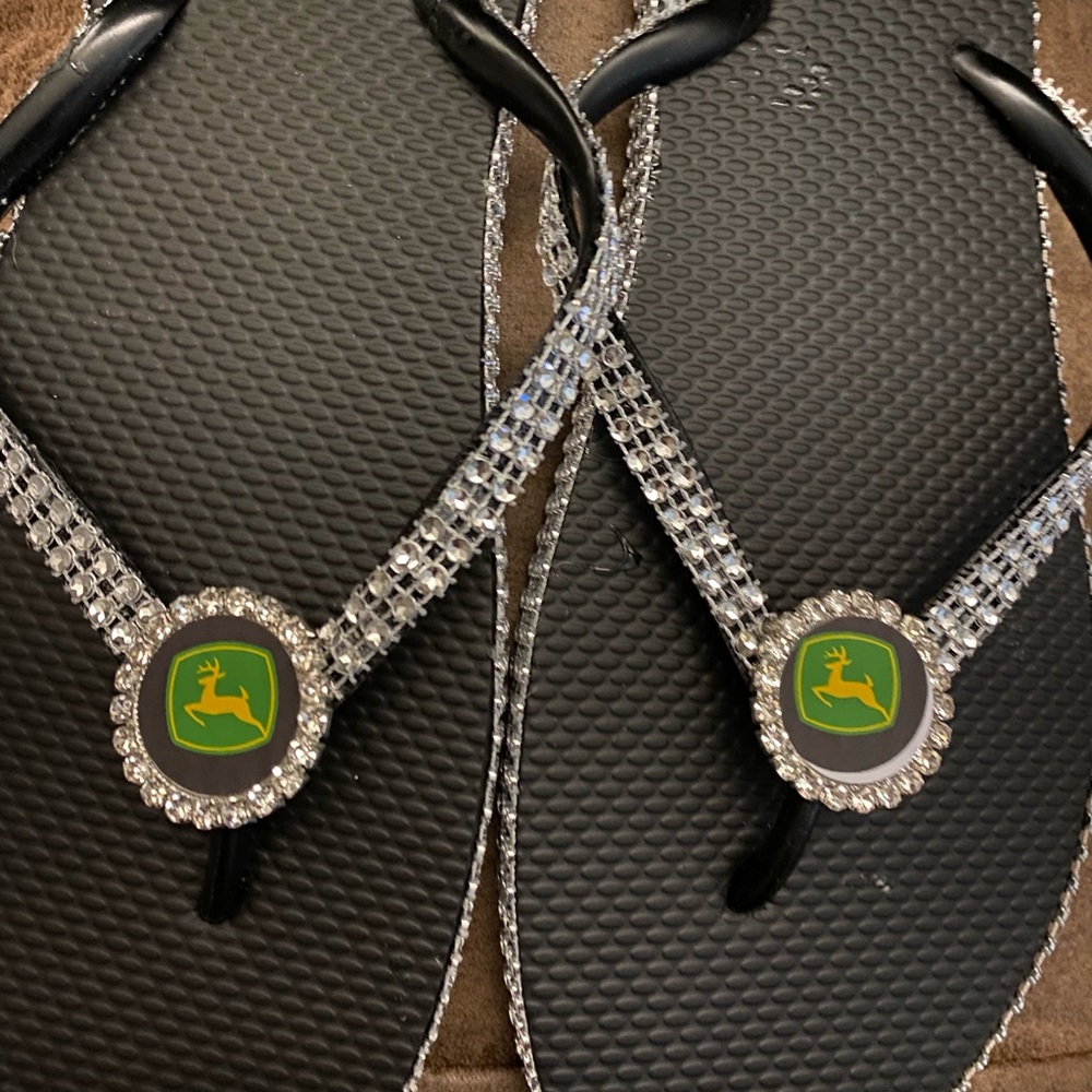 John Deere flip flops